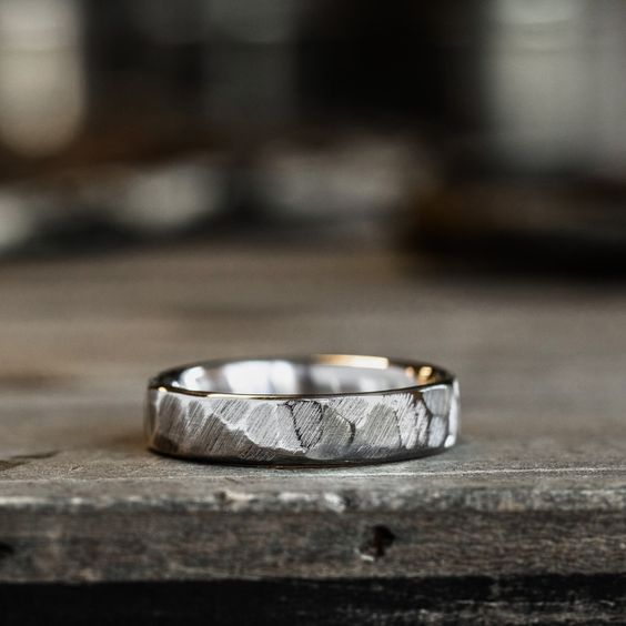 Timeless Elegance: Men's Silver Wedding Bands for Every Style 26 Ideas