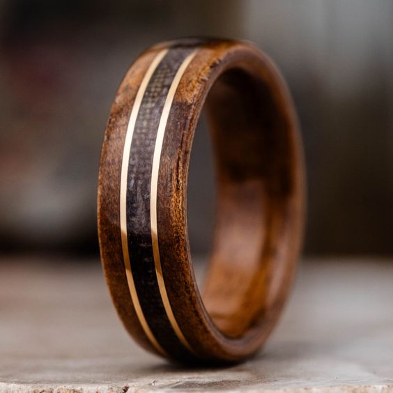 The Allure of Men's Wood Wedding Bands 22 Ideas