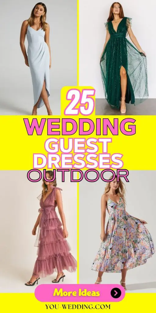 Elegant Outdoor Wedding Guest Dresses for Every Season 25 Ideas
