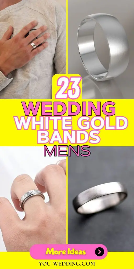 The Ultimate Guide to Men's White Gold Wedding Bands 23 Ideas