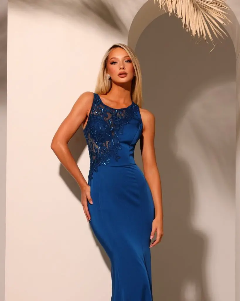 Blue Wedding Guest Dresses 27 Ideas: Elegance and Style