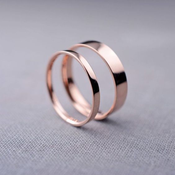 The Elegance of Rose Gold Men's Wedding Bands 23 Ideas