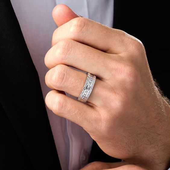 Timeless Elegance: Men's Silver Wedding Bands for Every Style 26 Ideas