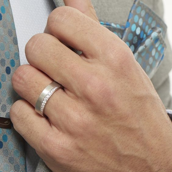 The Ultimate Guide to Men's White Gold Wedding Bands 23 Ideas