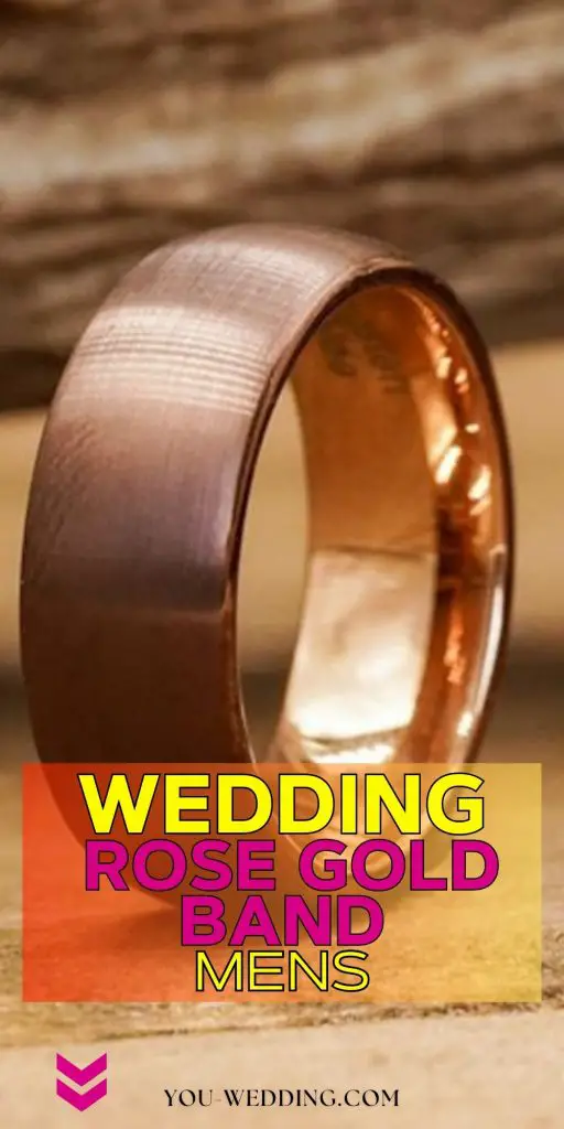 The Elegance of Rose Gold Men's Wedding Bands 23 Ideas