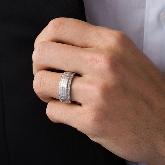 The Ultimate Guide to Men's White Gold Wedding Bands 23 Ideas