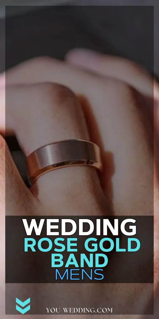 The Elegance of Rose Gold Men's Wedding Bands 23 Ideas