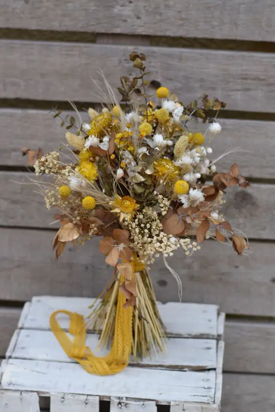 Wedding Fall Flowers Bouquet 24 Ideas: Captivating Autumnal Blooms for Brides