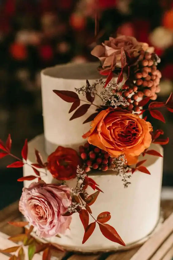 Elegant Fall Wedding Cakes 22 Ideas: A Visual Feast