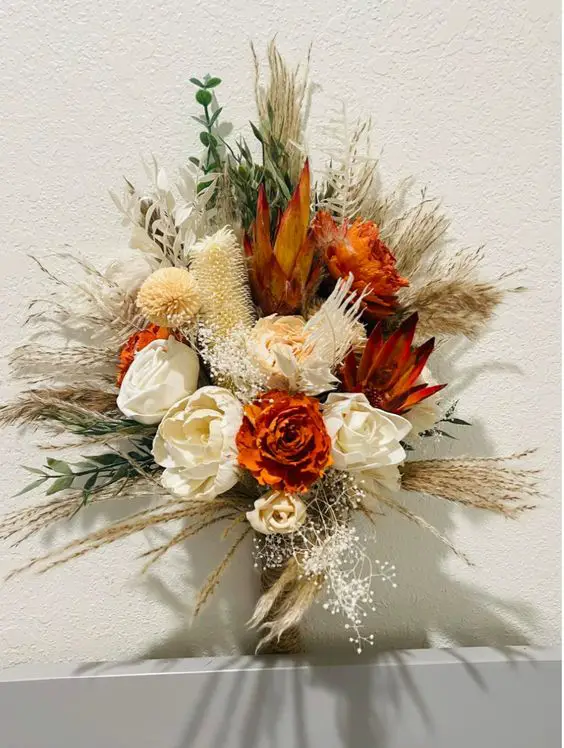 Wedding Fall Flowers Bouquet 24 Ideas: Captivating Autumnal Blooms for Brides