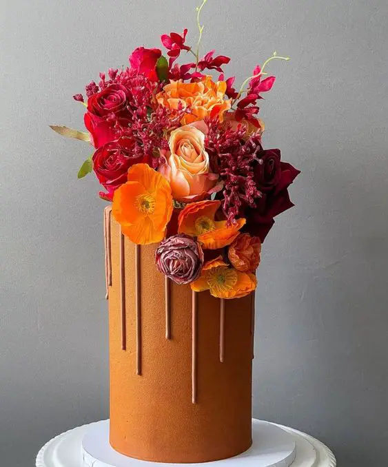 Fall Wedding Cake 24 Ideas for a Perfect Autumn Celebration