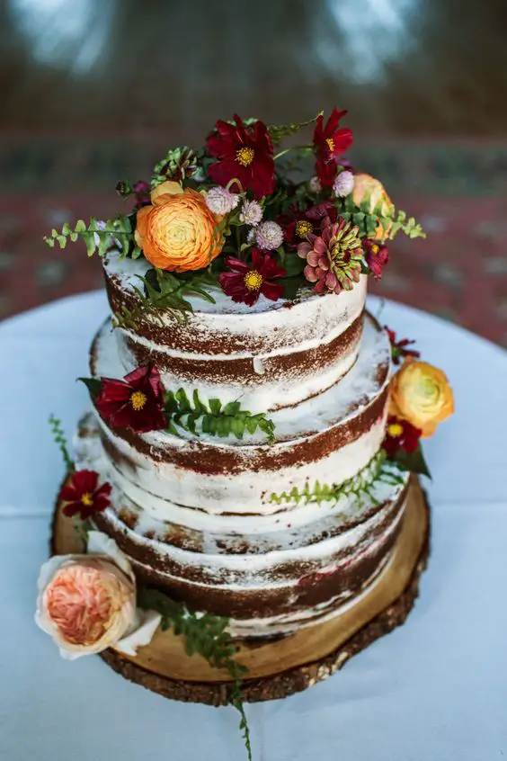 Elegant Fall Wedding Cakes 22 Ideas: A Visual Feast