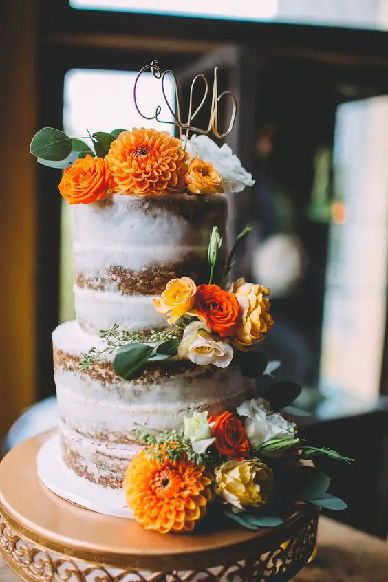 Elegant Fall Wedding Cakes 22 Ideas: A Visual Feast