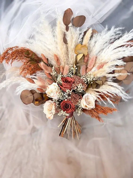 Wedding Fall Flowers Bouquet 24 Ideas: Captivating Autumnal Blooms for Brides