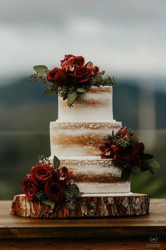 Fall Wedding Cake 24 Ideas for a Perfect Autumn Celebration