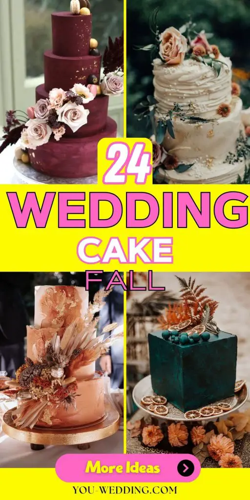 Fall Wedding Cake 24 Ideas for a Perfect Autumn Celebration