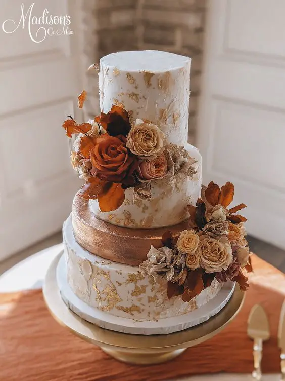 Elegant Fall Wedding Cakes 22 Ideas: A Visual Feast