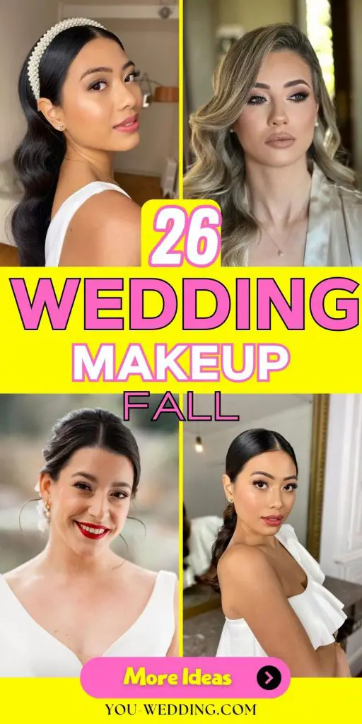 Fall Wedding Makeup 26 Ideas: Captivating Looks for the Autumn Bride