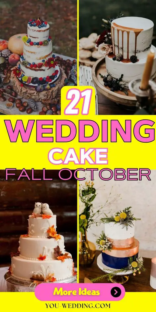 Wedding Cake Trends for Fall October 21 Ideas