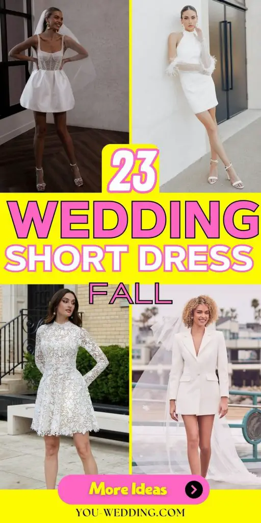 The Allure of Short Wedding Dresses for Fall 23 Ideas