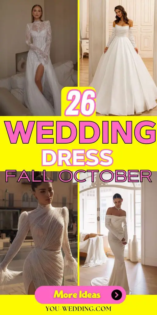 Wedding Dress Trends for Fall October 26 Ideas