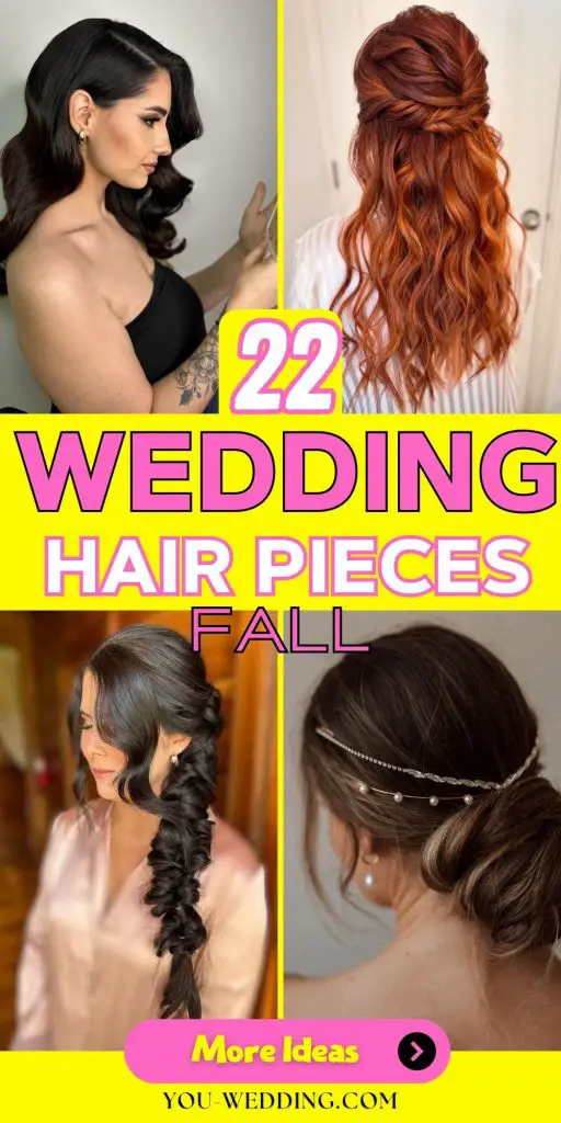 Fall Wedding Hair Pieces 22 Ideas: Stunning Inspirations for Your Big Day