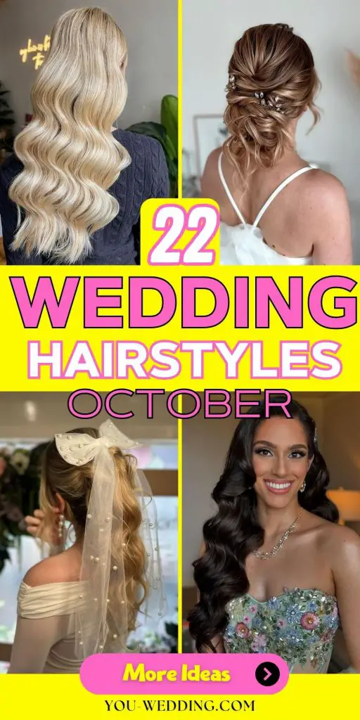 October Wedding Hairstyles: Elegant and Trendy 22 Ideas for Your Special Day