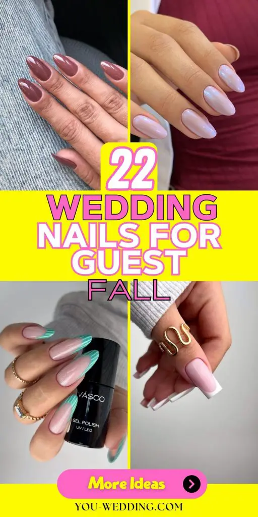 Fall Wedding Nails for Guests: Elegant and Classy 22 Ideas