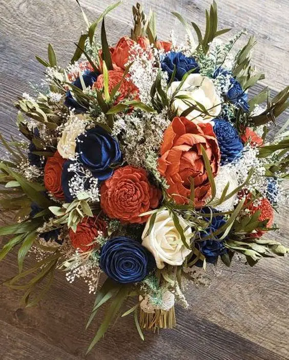 Wedding Fall Flowers Bouquet 24 Ideas: Captivating Autumnal Blooms for Brides