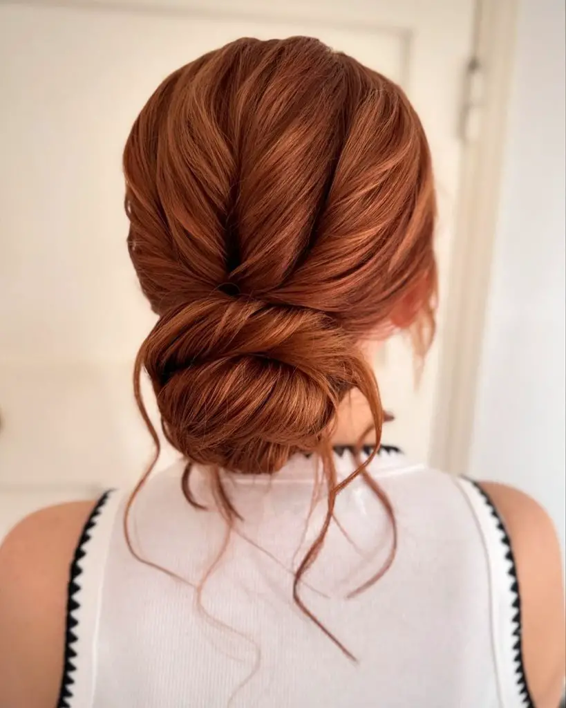 Stunning Fall Wedding Hair Color 25 Ideas for Brides