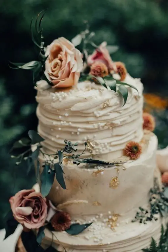 Fall Wedding Cake 24 Ideas for a Perfect Autumn Celebration