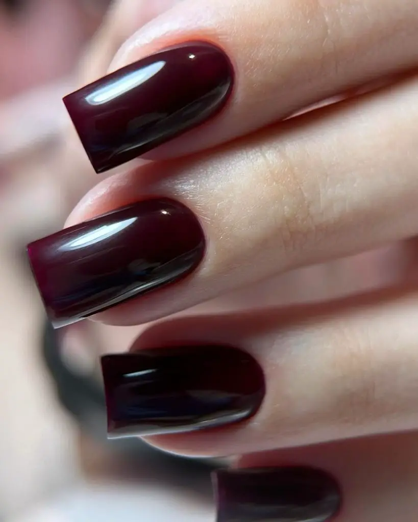 Elegant Burgundy Nails for Fall Weddings 26 Ideas