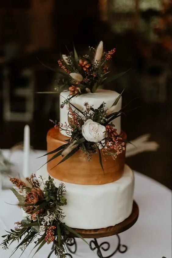 Elegant Fall Wedding Cakes 22 Ideas: A Visual Feast