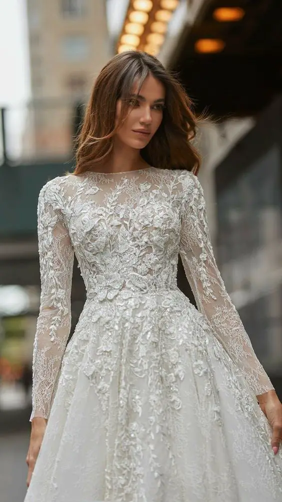 Fall Wedding Dress 24 Ideas: Embrace the Season with Style