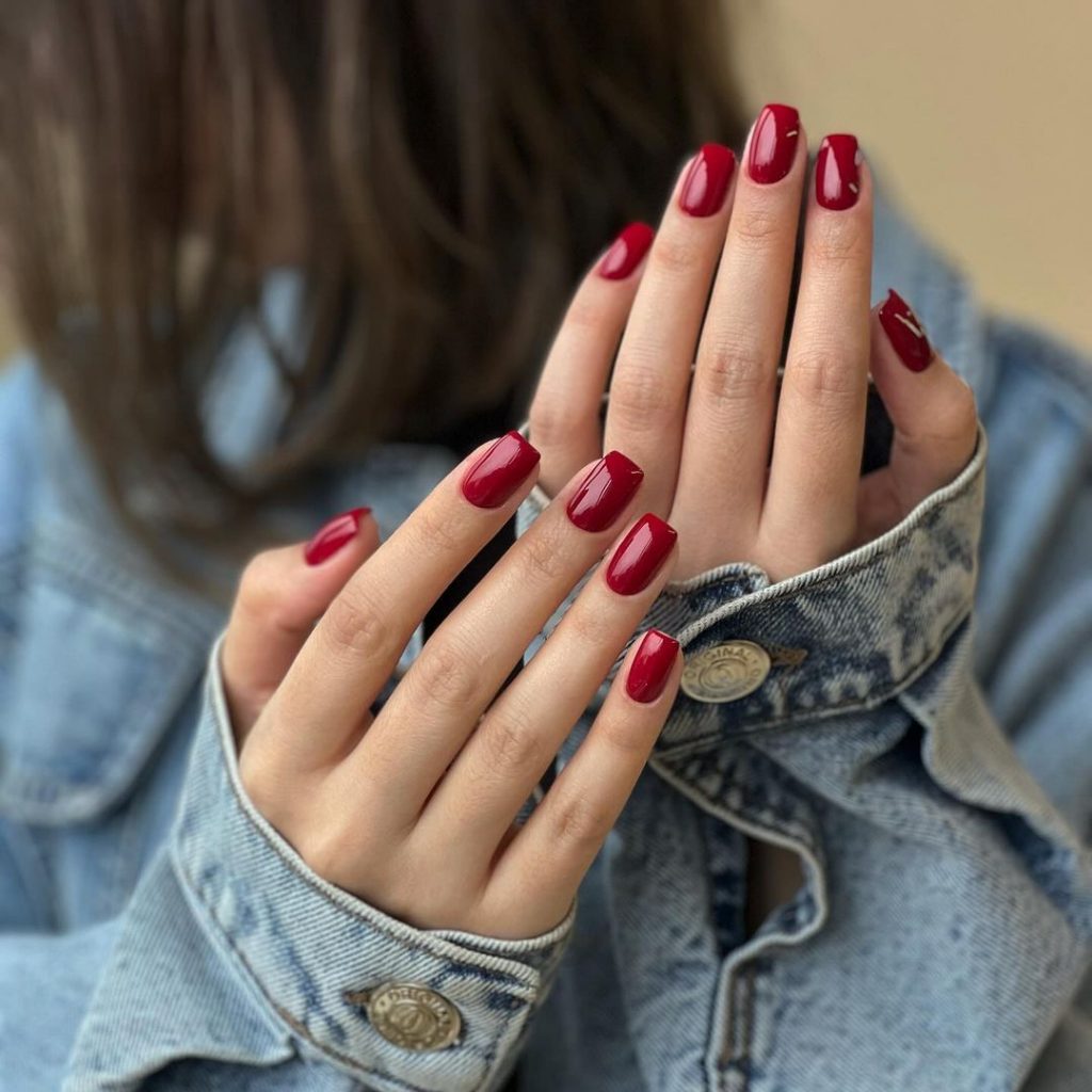 Elegant Burgundy Nails for Fall Weddings 26 Ideas