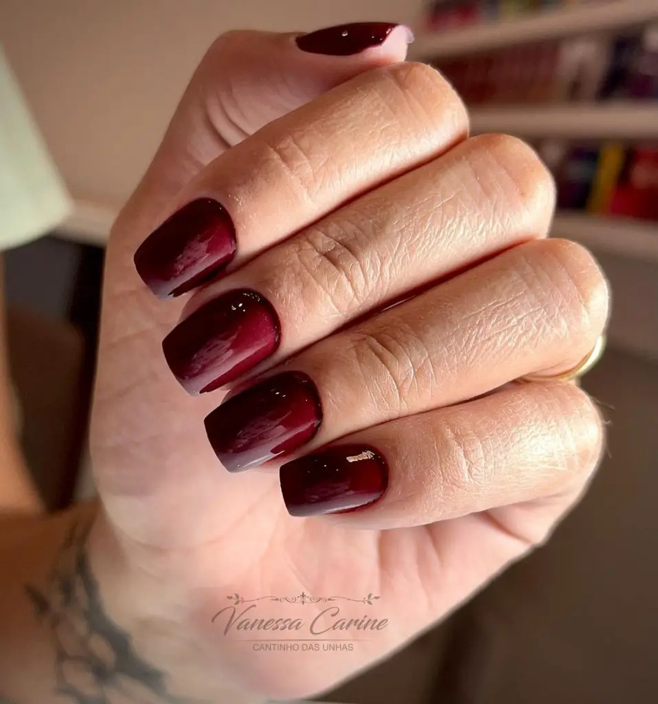 Elegant Burgundy Nails for Fall Weddings 26 Ideas