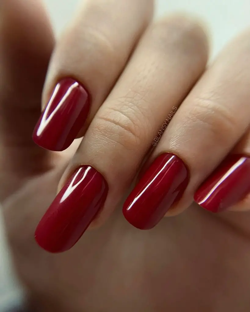 Elegant Burgundy Nails for Fall Weddings 26 Ideas