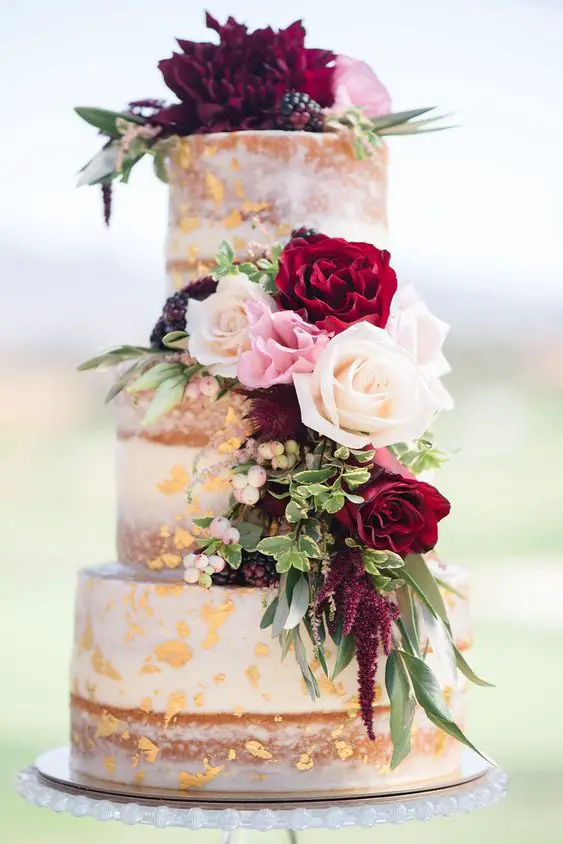 Fall Wedding Cake 24 Ideas for a Perfect Autumn Celebration