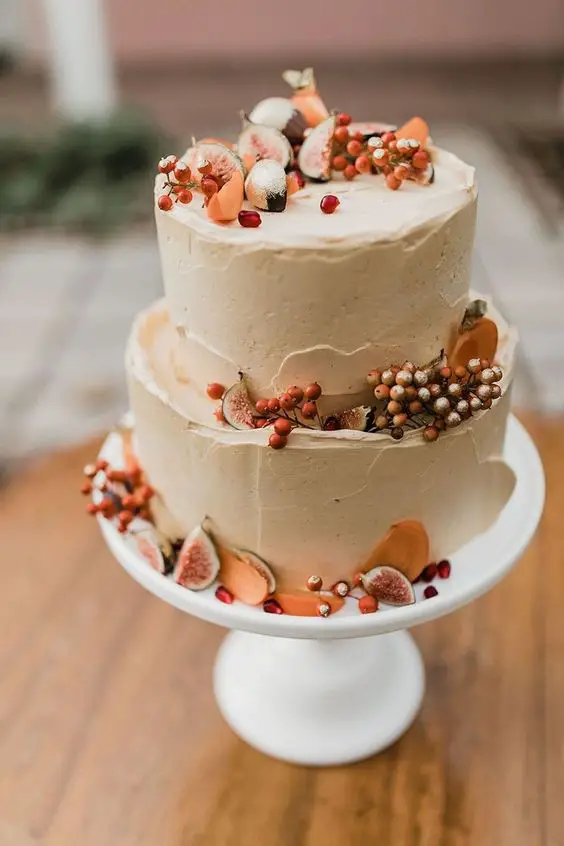 Elegant Fall Wedding Cakes 22 Ideas: A Visual Feast