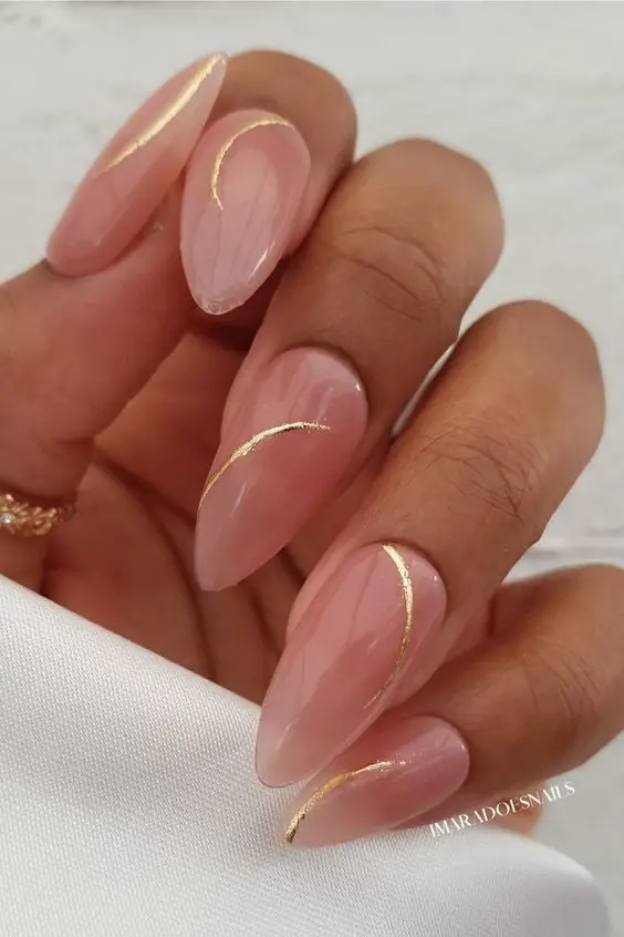 Fall Wedding Nails 21 Ideas: The Perfect Almond Shape