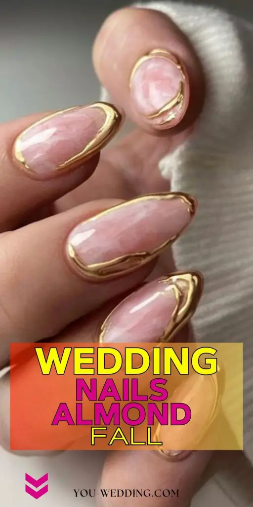 Fall Wedding Nails 21 Ideas: The Perfect Almond Shape