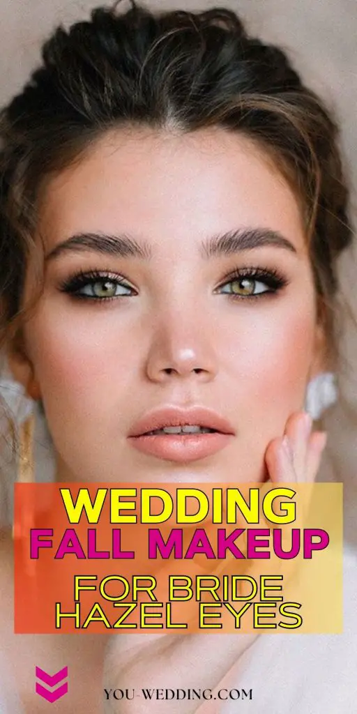 Fall Wedding Makeup for Brides with Hazel Eyes 23 Ideas