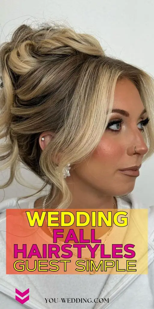 Fall Wedding Hairstyles for Guests: Simple and Elegant 25 Ideas