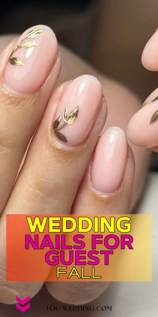 Fall Wedding Nails for Guests: Elegant and Classy 22 Ideas