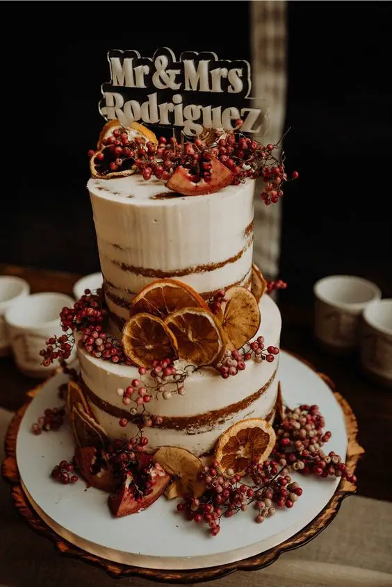 Elegant Fall Wedding Cakes 22 Ideas: A Visual Feast