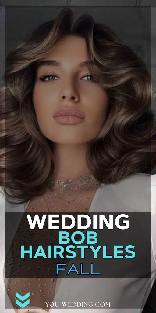 Stunning Bob Wedding Fall Hairstyles for the Perfect Bridal Look 25 Ideas