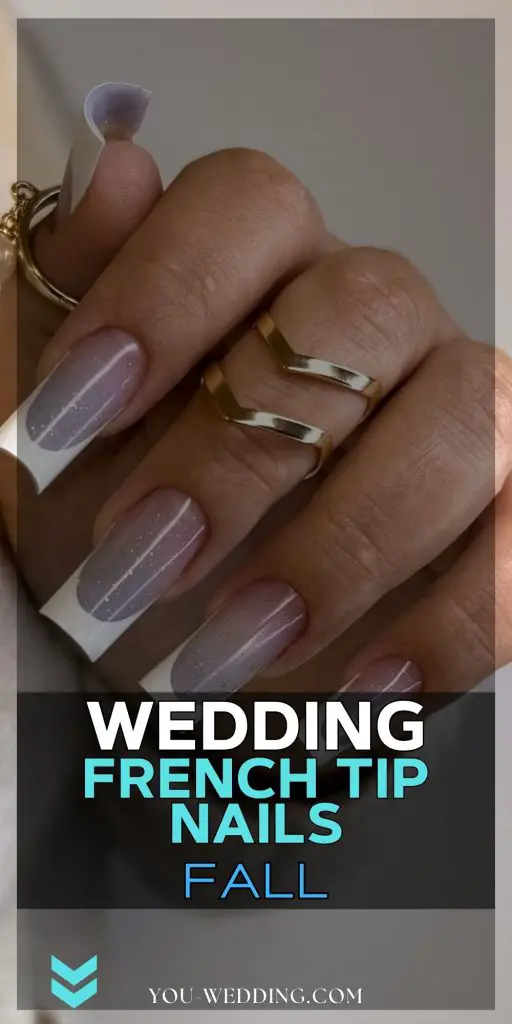 Stunning Fall Wedding French Tip Nails: 26 Elegant Ideas for Brides