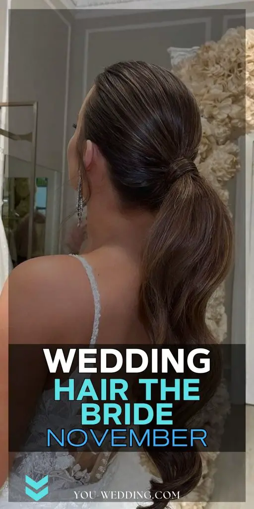 Stunning November Wedding Hair 23 Ideas for the Bride