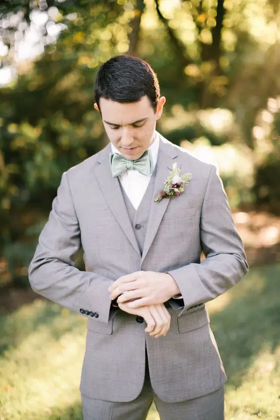 Fall Wedding Suits for Men 21 Ideas: The Perfect Grey Attire