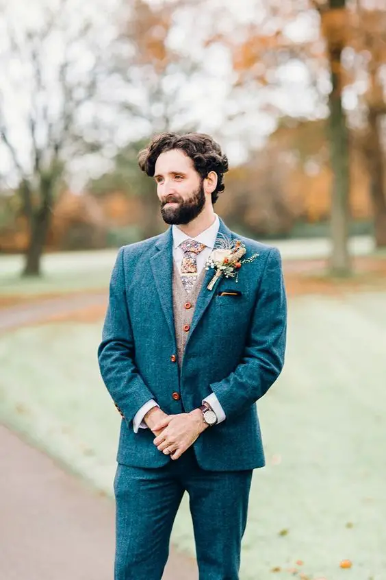 Fall Wedding Men's Suits 22 Ideas: A Stylish Guide for the Modern Groom